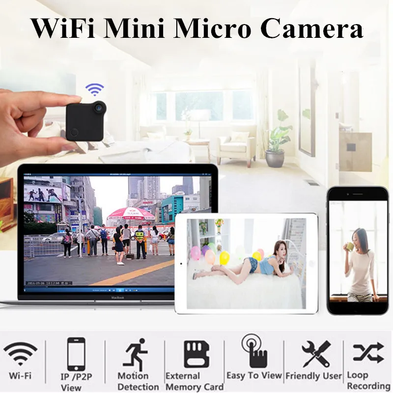 WiFi 720P Mini Camera HD C1 IP Cam Wireless Wearable Micro Camera Motion Sensor with USB Cable Magnetic Clip Sticker
WiFi 720P Mini Camera HD C1 IP Cam Wireless Wearable Micro Camera Motion Sensor with USB Cable Magnetic Clip Sticker