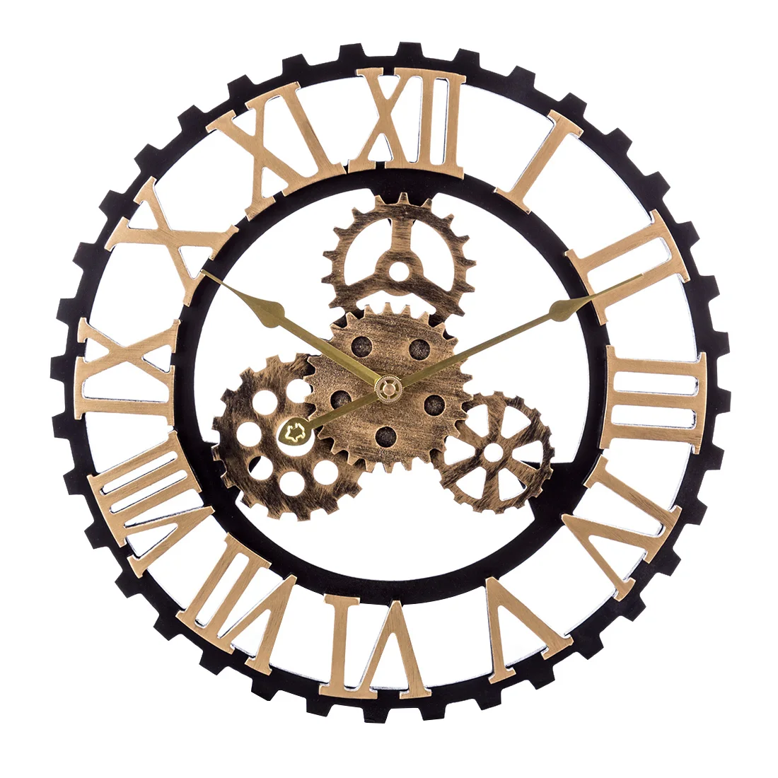 40cm New Arrival hanging Clock Home Decoration Retro Gear Roman Hollow Silent Wall Clocks for Home Living Room Decor - Golden
40cm New Arrival hanging Clock Home Decoration Retro Gear Roman Hollow Silent Wall Clocks for Home Living Room Decor - Golden
