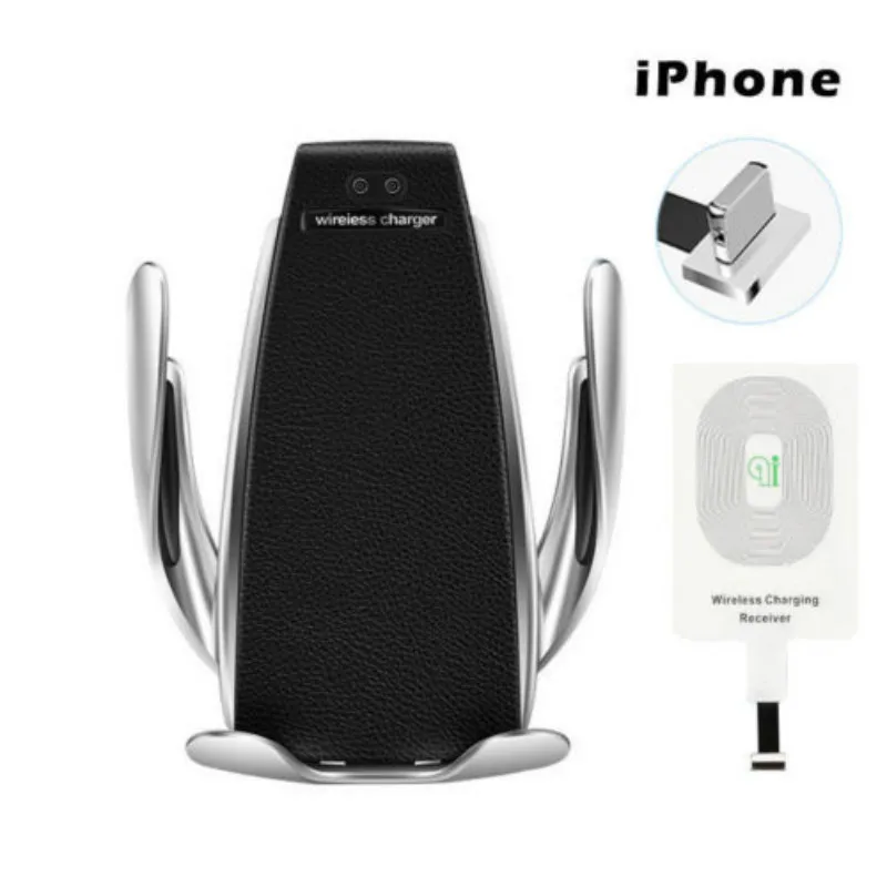 New Automatic Clamping Wireless Car Charger Mount 360 Degree Rotation With Receiver
New Automatic Clamping Wireless Car Charger Mount 360 Degree Rotation With Receiver