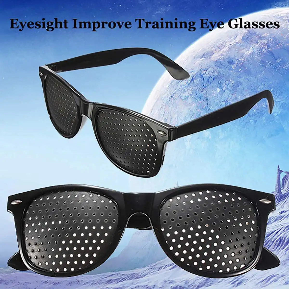 Black Unisex Vision Care Pinholes Eye Exercise Eyeglasses Pinholes Glasses Eyesight Improve plastic High Quality
Black Unisex Vision Care Pinholes Eye Exercise Eyeglasses Pinholes Glasses Eyesight Improve plastic High Quality