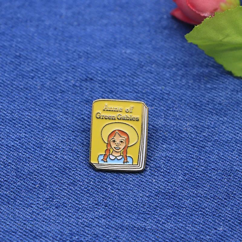 Book Brooches Anne of Green Gables Enamel Pin for Girls Lapel Pin Hat/bag Pins Denim Jacket Shirt Women Brooch Badge SC4244
Book Brooches Anne of Green Gables Enamel Pin for Girls Lapel Pin Hat/bag Pins Denim Jacket Shirt Women Brooch Badge SC4244