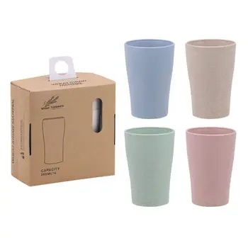 Eco Friendly Healthy Wheat Straw Biodegradable Mug Cup for Water Coffee Milk Juice Tea 4pcs
Eco Friendly Healthy Wheat Straw Biodegradable Mug Cup for Water Coffee Milk Juice Tea 4pcs