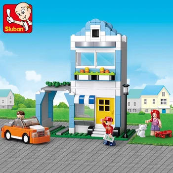 Sluban B0572 Town City Apartment Dormitory House Car Cat 3D Model Mini Building Blocks Bricks Assembly Toy for Children no Box
Sluban B0572 Town City Apartment Dormitory House Car Cat 3D Model Mini Building Blocks Bricks Assembly Toy for Children no Box