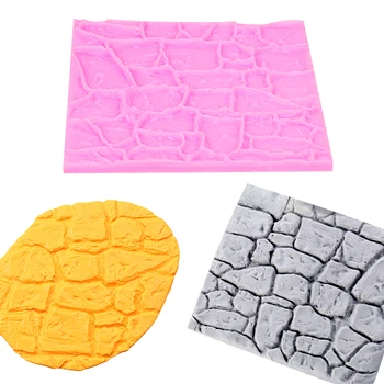 

3D Bark Shape Silicone Mold Kitchen Accessories Fondant Mould Cake Decorating Tools Baking Tool Chocolate Cake Candy Mold