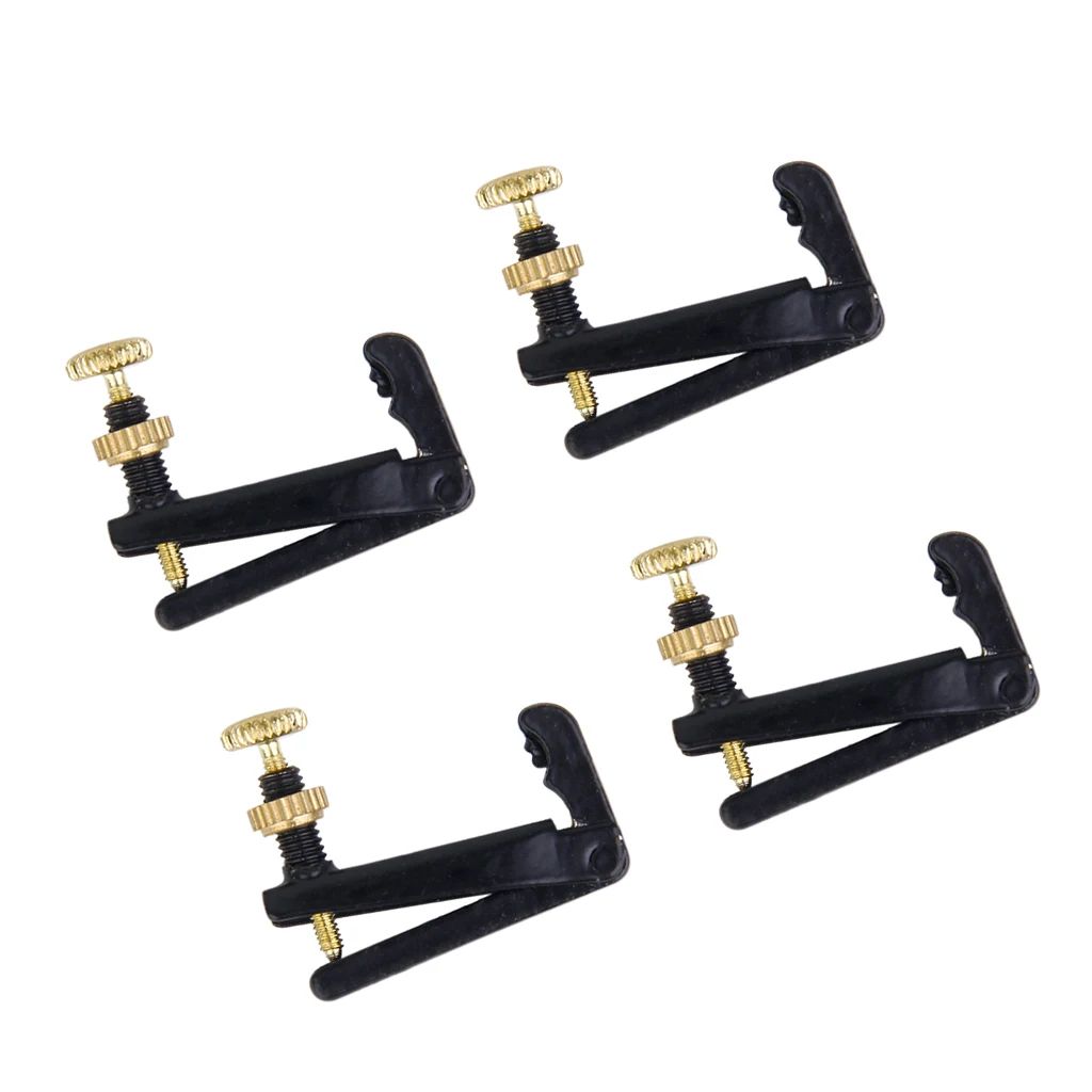 Set 4pcs Metal Violin String Fine Adjuster Tuners Black/Gold For 3/4-4/4 Violin Parts
Set 4pcs Metal Violin String Fine Adjuster Tuners Black/Gold For 3/4-4/4 Violin Parts
