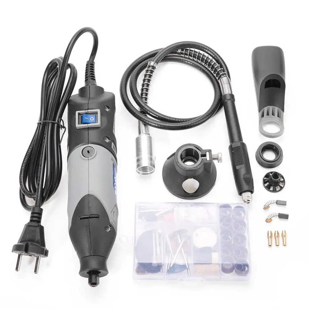 Multi-functional Angle Grinder Electric Grinder Rotary Power Tool Mini Drill Accessory Set Kit EU Plug 220V Sharpener Drill
Multi-functional Angle Grinder Electric Grinder Rotary Power Tool Mini Drill Accessory Set Kit EU Plug 220V Sharpener Drill