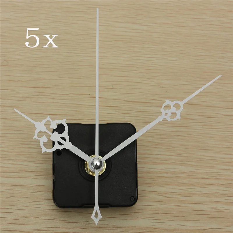 5 PCS White Silent Clock Quartz Movement Mechanism White DIY Replacement Part Repair Kit Tool Set Clock Parts & Accessories
5 PCS White Silent Clock Quartz Movement Mechanism White DIY Replacement Part Repair Kit Tool Set Clock Parts & Accessories