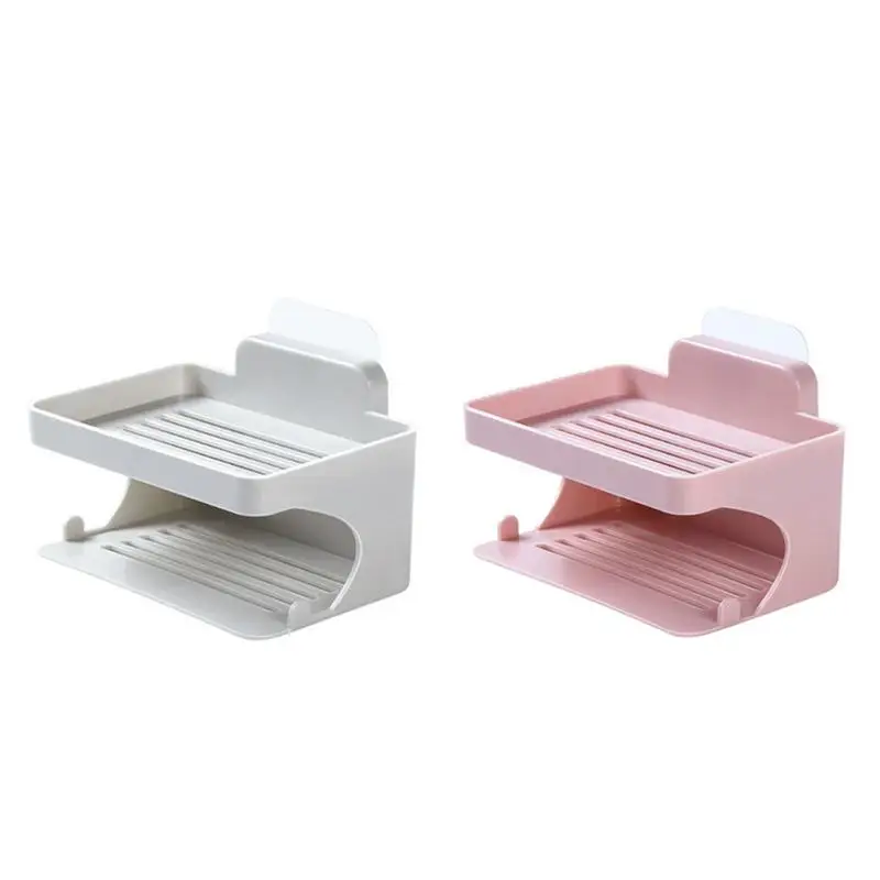 Fashion Dual-strong Suction Cup Soap Box Vacuum Sucker Soap Dishes Draining Holder Soap Dish Bathroom Shower Accessory 
Fashion Dual-strong Suction Cup Soap Box Vacuum Sucker Soap Dishes Draining Holder Soap Dish Bathroom Shower Accessory
