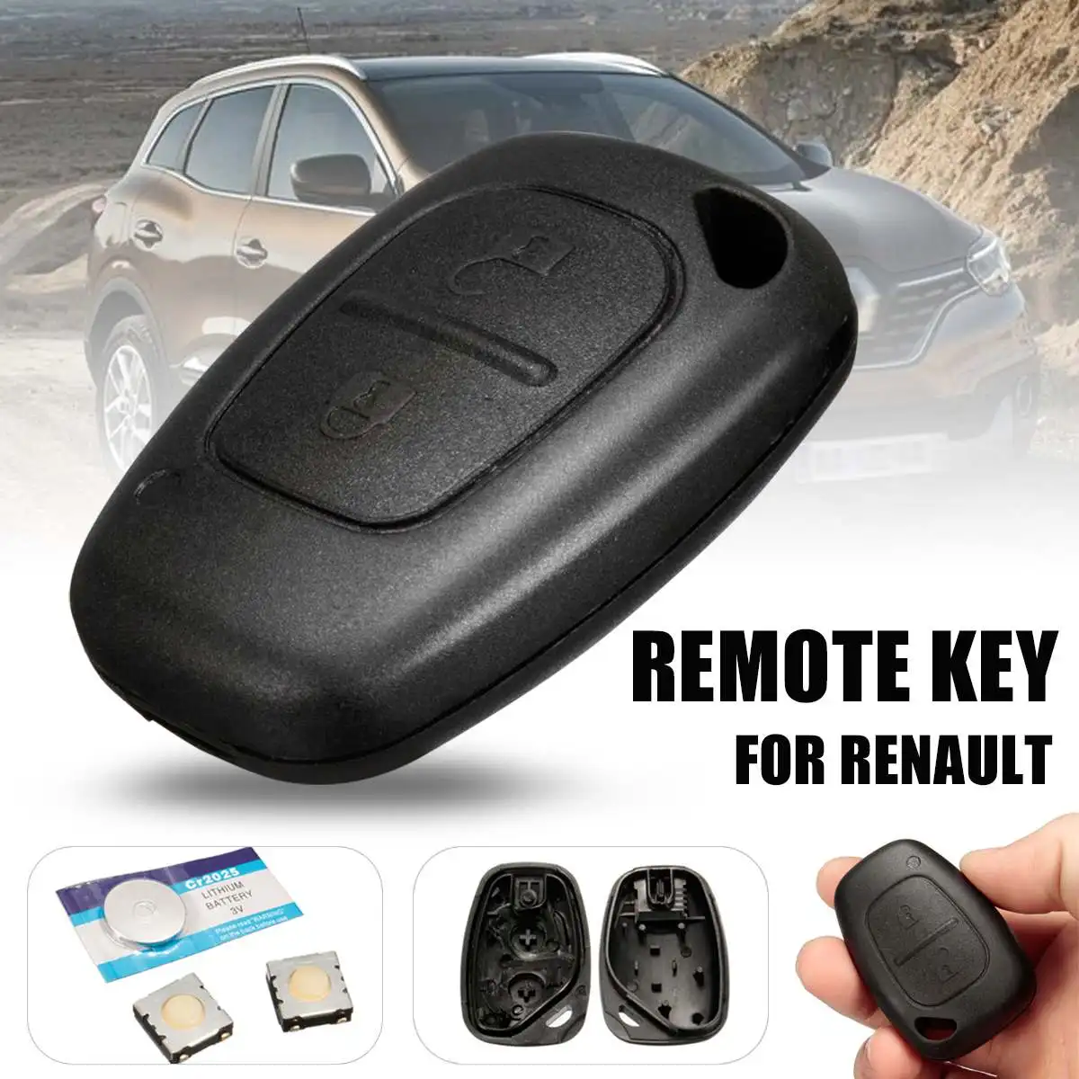 2 Button Remote Key Fob Case Cover Shell For Renault /Trafic /Vivaro /Master /Kangoo
2 Button Remote Key Fob Case Cover Shell For Renault /Trafic /Vivaro /Master /Kangoo