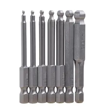 7 Pieces 65mm Length S2 Steel Ball Head Hex Head Screwdriver Screwdriver Kit Manual Tool Magnetic Screwdriver Bit Set
7 Pieces 65mm Length S2 Steel Ball Head Hex Head Screwdriver Screwdriver Kit Manual Tool Magnetic Screwdriver Bit Set