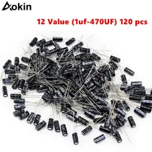 12 value kit 1uF-470uF Electrolytic Capacitor assortment set pack 1UF 2.2UF 3.3UF 4.7UF 10UF 22UF 33UF 47UF 100UF 220UF
12 value kit 1uF-470uF Electrolytic Capacitor assortment set pack 1UF 2.2UF 3.3UF 4.7UF 10UF 22UF 33UF 47UF 100UF 220UF