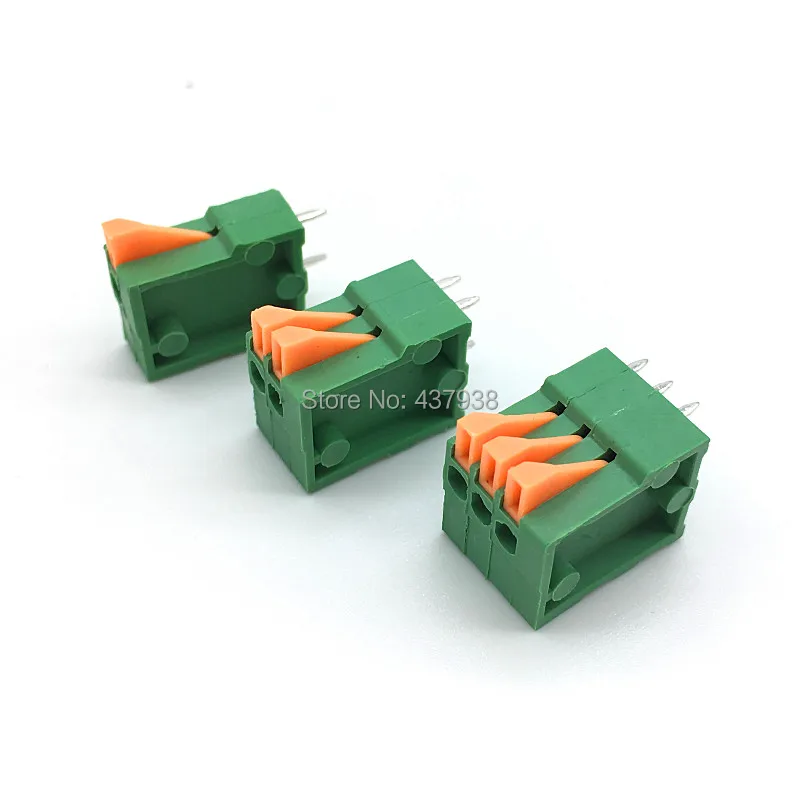 10pcs KF141V 2.54mm Pitch Spring Terminal Blocks Connector 2/3/4/5/6/7/8/910Pin KF141R Straight Needle
10pcs KF141V 2.54mm Pitch Spring Terminal Blocks Connector 2/3/4/5/6/7/8/910Pin KF141R Straight Needle