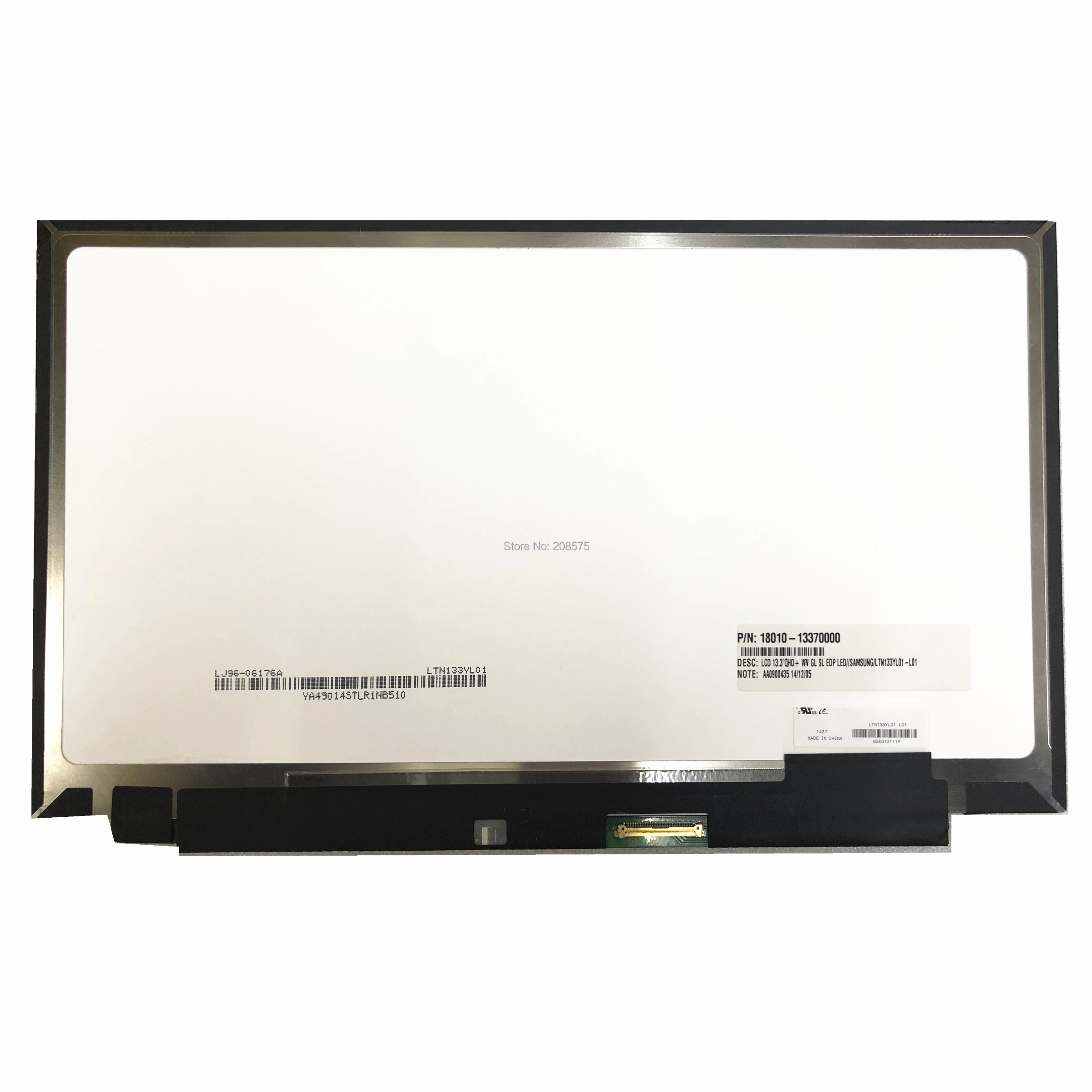 Free Shipping LTN133YL01-L01 LTN133YL01 L01 13.3"inch Laptop LCD Display Screen 3200*1800 EDP 40 Pins NO-TOUCH
Free Shipping LTN133YL01-L01 LTN133YL01 L01 13.3"inch Laptop LCD Display Screen 3200*1800 EDP 40 Pins NO-TOUCH