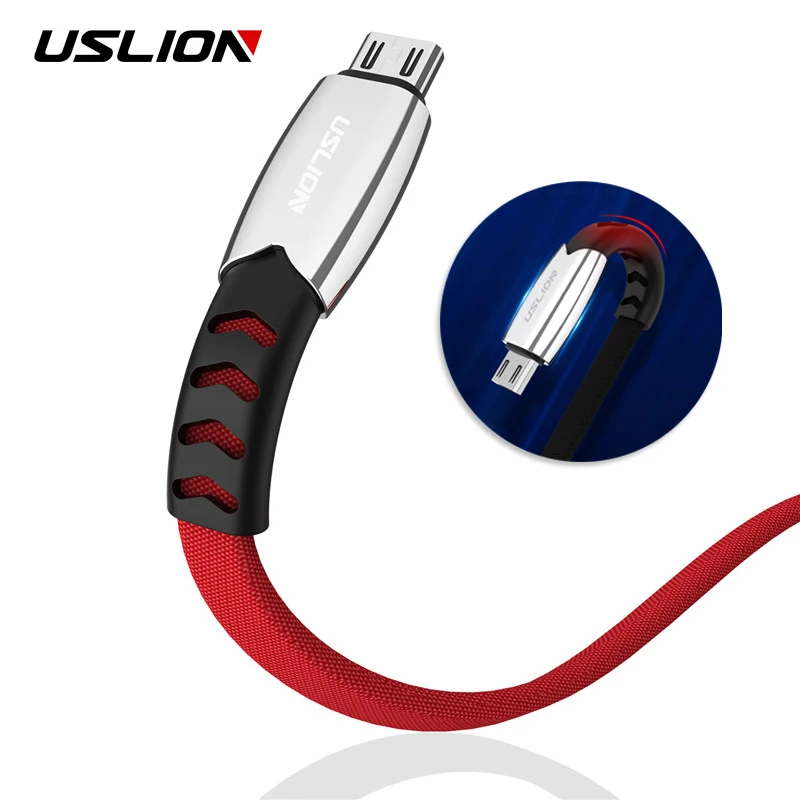 USLION Micro USB Charger Fast Charging Cable For Samsung Xiaomi Huawei Microusb Data Cord Wire for Android Mobile Phone Cables
USLION Micro USB Charger Fast Charging Cable For Samsung Xiaomi Huawei Microusb Data Cord Wire for Android Mobile Phone Cables