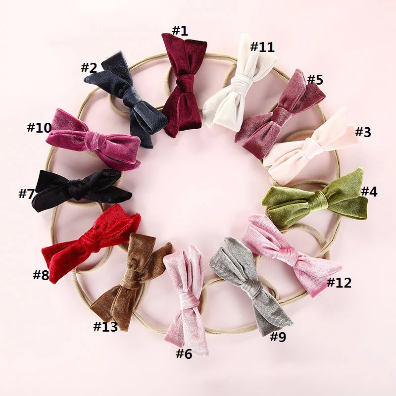 New Hot 1PC Elastic Lovely Soft Bowknot For kids Christmas gift Hair Accessories Girls Nylon Velvet Bows Headband
New Hot 1PC Elastic Lovely Soft Bowknot For kids Christmas gift Hair Accessories Girls Nylon Velvet Bows Headband