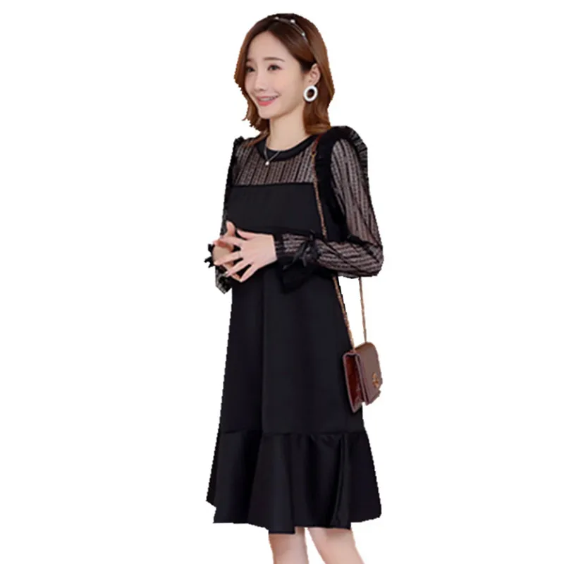 Pengpious 2019 spring lace stitching lactation dresslong sleeve o-neck postpartum women zipper nursing dress breastfeeding dress
Pengpious 2019 spring lace stitching lactation dresslong sleeve o-neck postpartum women zipper nursing dress breastfeeding dress