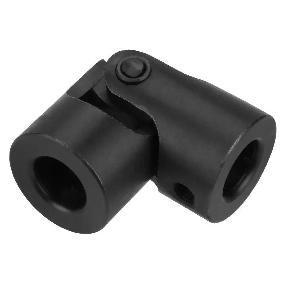 

DIY Steering Universal Joint Shaft Coupling Connector DIY Motor Shaft Joint U-joint Black Shaft Fitting Accessories 12*24*56mm
