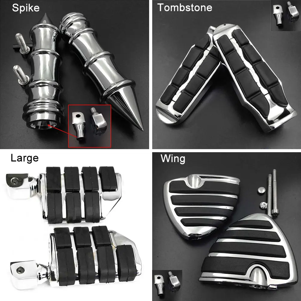 Колышки для ног задние 1997 2004 Honda Valkyrie GL 1500 F6C GL1500C|Подставки под ноги| |