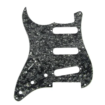 SSS 8 Hole Strat Vintage Electric Guitar Pickguard for Style Vintage Strats Style Guitar Parts, With pure aluminum foil
SSS 8 Hole Strat Vintage Electric Guitar Pickguard for Style Vintage Strats Style Guitar Parts, With pure aluminum foil