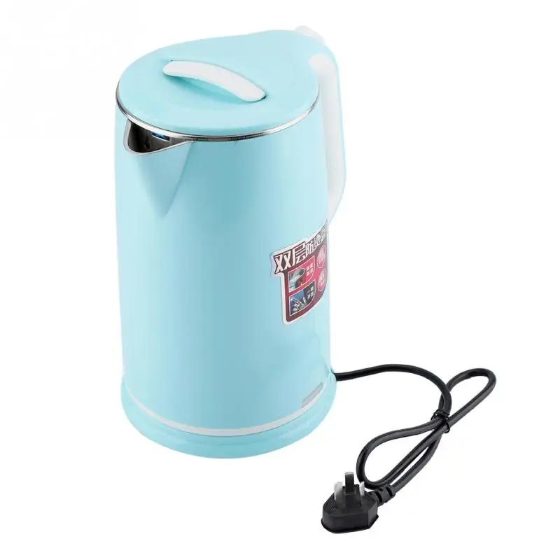 2L Stainless Steel Electric Kettle Fast Water Heating Boiling Pot Travel water Heating Kettle Portable Tea Pot Boiler (Blue)
2L Stainless Steel Electric Kettle Fast Water Heating Boiling Pot Travel water Heating Kettle Portable Tea Pot Boiler (Blue)