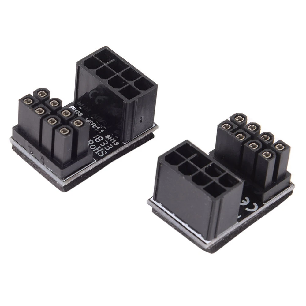 Atx 8pin Male 180 Degree Angled To 8pin Female Power Adapter For Desktops Image Card
Atx 8pin Male 180 Degree Angled To 8pin Female Power Adapter For Desktops Image Card