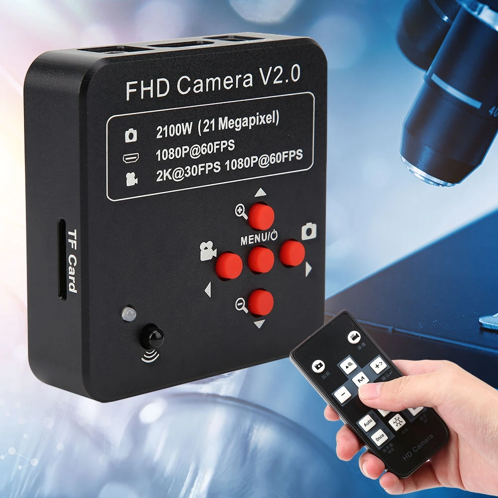 HDMI USB промышленный микроскоп камера 1080P 21MP 2K C mount видеокамера 100 240V|Микроскопы| |