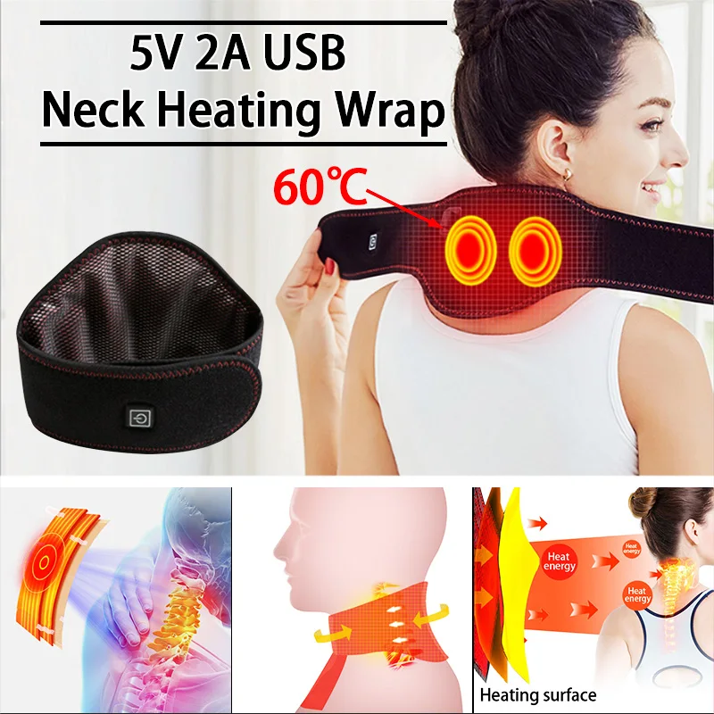 3-Mode Electric Neck Wrap Heating Pad Pack Brace Protector Strap Support Hot Therapy Neck Shoulder Pain Relief Health Care
3-Mode Electric Neck Wrap Heating Pad Pack Brace Protector Strap Support Hot Therapy Neck Shoulder Pain Relief Health Care