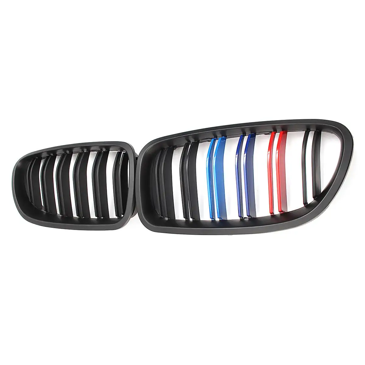 Pair ABS M-style Matt Black Front Bumper Grille Double Slat For BMW F10 F18 M5 2011 2012 2013 2014 2015 2016 
Pair ABS M-style Matt Black Front Bumper Grille Double Slat For BMW F10 F18 M5 2011 2012 2013 2014 2015 2016