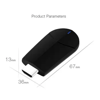 Hdmi TV Stick Dongle 4K Wi-Fi Display Receiver Dlan Airplay Miracast
Hdmi TV Stick Dongle 4K Wi-Fi Display Receiver Dlan Airplay Miracast