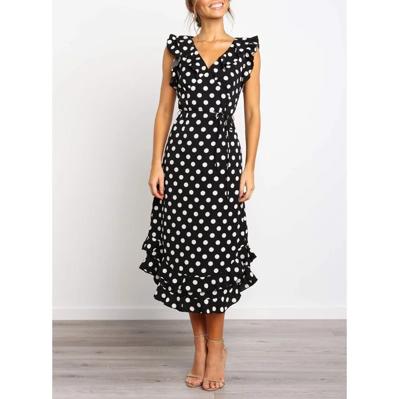 Sexy summer dress women party beach midi dot print white dress boho elegant vintage lace black sundress casual female dresses
Sexy summer dress women party beach midi dot print white dress boho elegant vintage lace black sundress casual female dresses
