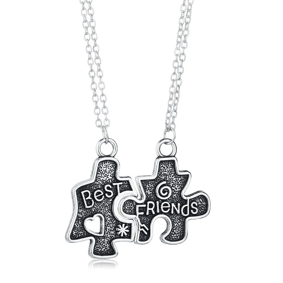 2pcs Best Friends Pendant Necklaces For Unisex Fashion Design Trendy Jewelry Pendant Necklace For Lovers Trendy Jewelry For Gift
2pcs Best Friends Pendant Necklaces For Unisex Fashion Design Trendy Jewelry Pendant Necklace For Lovers Trendy Jewelry For Gift