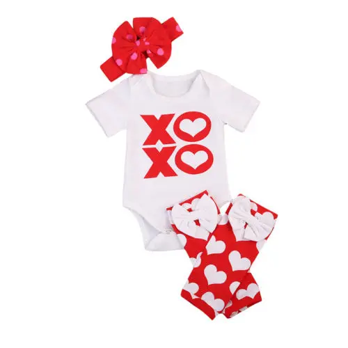 0-18M Valentine Newborn Baby Girls Romper Outfits Leg Warmer+Bowknot Headband Set
0-18M Valentine Newborn Baby Girls Romper Outfits Leg Warmer+Bowknot Headband Set