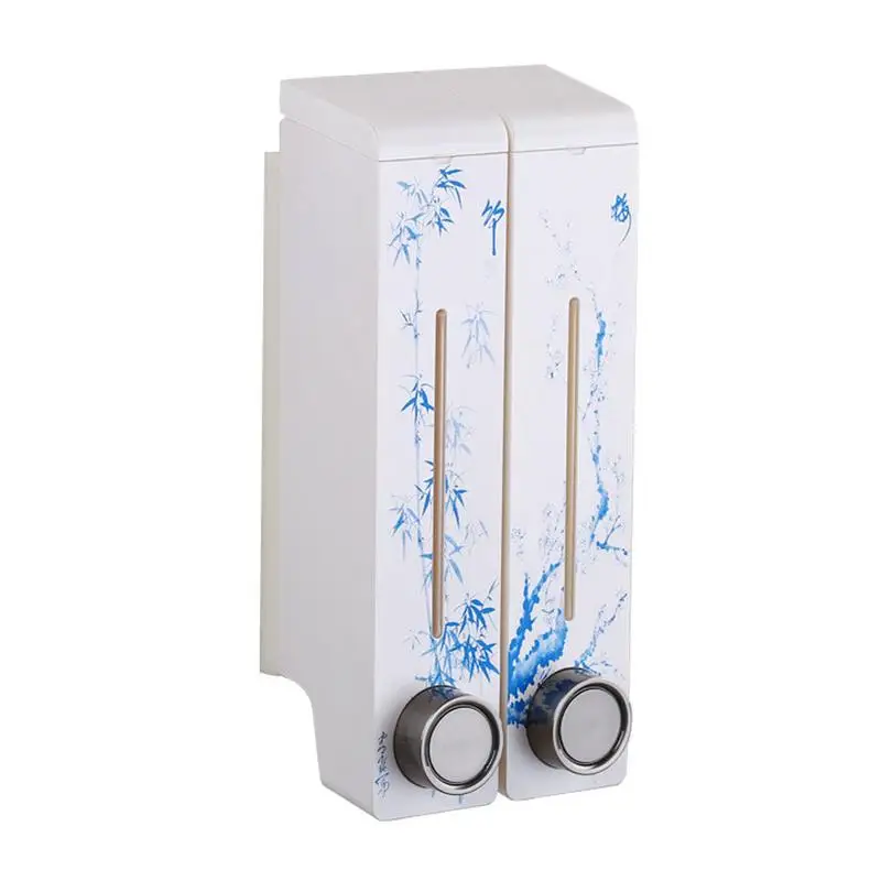 Household Double Heads Bathroom Free Punch Soap Dispenser Bathroom Wall Mounted Manual Soap Box Kitchen Hand Soap Bottle
Household Double Heads Bathroom Free Punch Soap Dispenser Bathroom Wall Mounted Manual Soap Box Kitchen Hand Soap Bottle