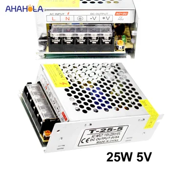 Switching Power Supply 5v 5a 25w Source 5v Power Supply 5a 25w AC 220v to 5v Dc Power Supply 5 V Smps Adjustable Fonte
Switching Power Supply 5v 5a 25w Source 5v Power Supply 5a 25w AC 220v to 5v Dc Power Supply 5 V Smps Adjustable Fonte