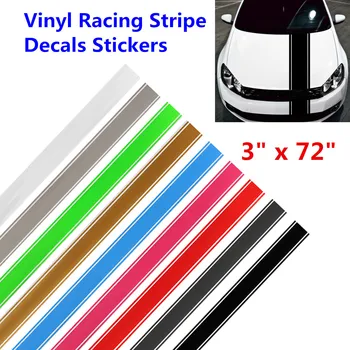 3"x72" Universal Vinyl Car Decal Sticker Scratchproof Engine Cover Stickers Racing Strip Emblem Bandage Waterproof
3"x72" Universal Vinyl Car Decal Sticker Scratchproof Engine Cover Stickers Racing Strip Emblem Bandage Waterproof