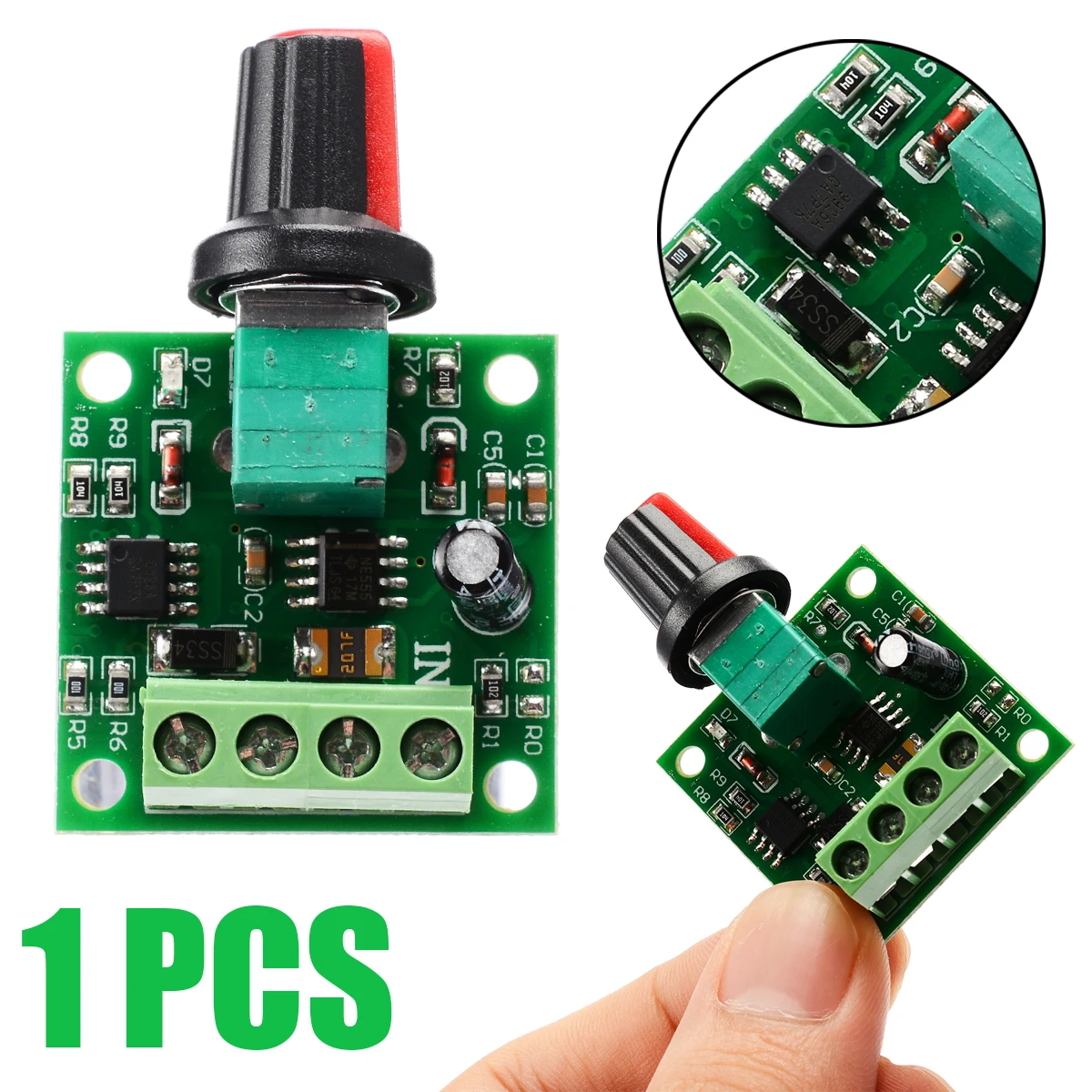 Voltage DC 1.8V 3V 5V 6V 12V 2A Motor Speed Controller Governor PWM Adjustable Switch Motor Controller
Voltage DC 1.8V 3V 5V 6V 12V 2A Motor Speed Controller Governor PWM Adjustable Switch Motor Controller