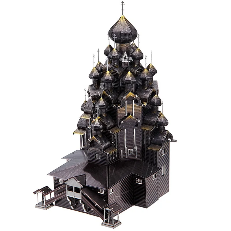 Piececool 3D Metal Puzzle Toy DIY House Model Kizhi Church Of The Transfiguration Architecture Building Kit Home Decoration Toys
Piececool 3D Metal Puzzle Toy DIY House Model Kizhi Church Of The Transfiguration Architecture Building Kit Home Decoration Toys