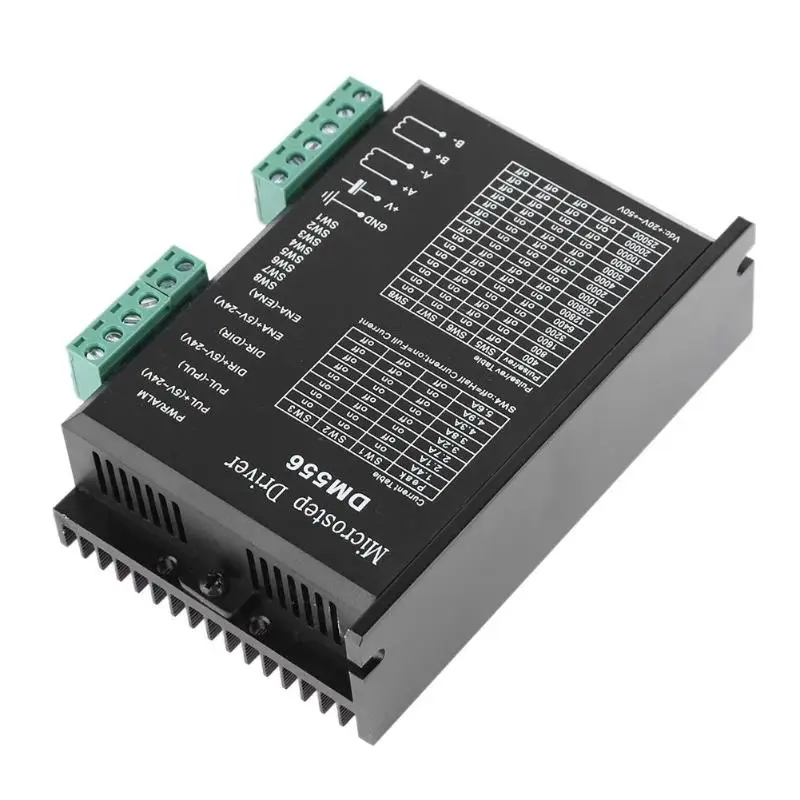 DM556 2-Phase High Power Digital Stepper DC Motor Driver 42/57/86 Stepper Motor Driver for CNC
DM556 2-Phase High Power Digital Stepper DC Motor Driver 42/57/86 Stepper Motor Driver for CNC