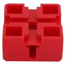 Разделочная доска красный ABS пластиковый центральный блок Z030 пластиковый промежуточный кусок буферный блок разделочная доска(China)