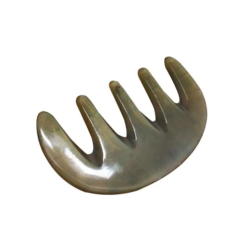 Hair Head Scrapping Massage Comb Five-Tooth Durable Ox Horn Smooth Scrapping Tool Massage Comb Massage Tool
Hair Head Scrapping Massage Comb Five-Tooth Durable Ox Horn Smooth Scrapping Tool Massage Comb Massage Tool