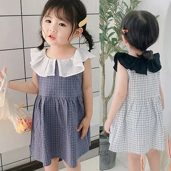 Girl Toddler A Line White Blue Cotton Clothing Little Kids Cute 2019 New Baby Kid Party Dresses Peter Pan Collar Summer Dress
Girl Toddler A Line White Blue Cotton Clothing Little Kids Cute 2019 New Baby Kid Party Dresses Peter Pan Collar Summer Dress