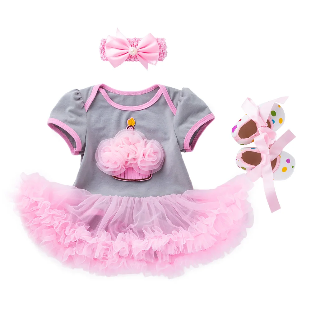 3 Pcs/Set Girls Birthday Clothing Set Baby Cotton Romper tutu Dress Infant Princess Dress Newborn Lace Ruffles Jumpsuit Clothes
3 Pcs/Set Girls Birthday Clothing Set Baby Cotton Romper tutu Dress Infant Princess Dress Newborn Lace Ruffles Jumpsuit Clothes