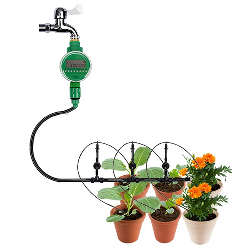 Intelligent Durable Automatic Efficient Timing Irrigation Smart Irrigation System Garden Water Timers for Home / Garden / Lawn
Intelligent Durable Automatic Efficient Timing Irrigation Smart Irrigation System Garden Water Timers for Home / Garden / Lawn