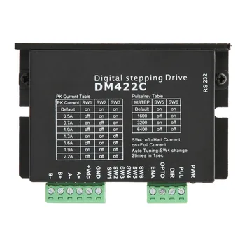 New DM422C Stepper Motor Driver For Engraving Machine/CNC Tool 24V Fully Digital Stepping Driver
New DM422C Stepper Motor Driver For Engraving Machine/CNC Tool 24V Fully Digital Stepping Driver