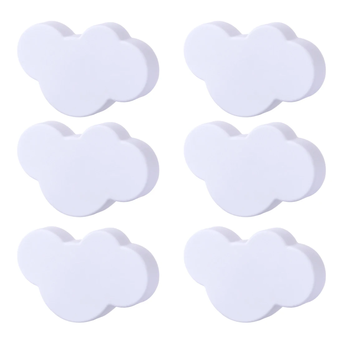 6pcs Cloud Door Cabinet Knob PVC Haplopore Drawer Pull Handle Knobs And Handles For Furniture Handle Knob - Small White Clouds
6pcs Cloud Door Cabinet Knob PVC Haplopore Drawer Pull Handle Knobs And Handles For Furniture Handle Knob - Small White Clouds