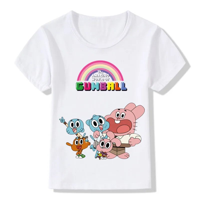 Children Fashion The Amazing World Of Gumball Cartoon Design Funny T-Shirts Kids Cute Clothes Boys Girls Summer Tops Tee,HKP5125
Children Fashion The Amazing World Of Gumball Cartoon Design Funny T-Shirts Kids Cute Clothes Boys Girls Summer Tops Tee,HKP5125