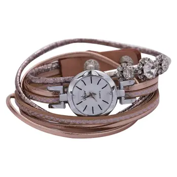 

Duoya Brand Bracelet Watches For Women Luxury Crystal Clock Quartz Watch Fashion Ladies Vintage Creative WristWatches, D207 go