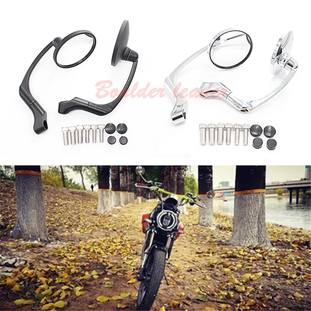 Motorcycle Black / Chrome Retro Round Rearview Side Mirrors For ROYAL ENFIELD GT650 650 500 350
Motorcycle Black / Chrome Retro Round Rearview Side Mirrors For ROYAL ENFIELD GT650 650 500 350