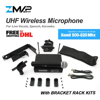 ZMVP UHF Professional SLX24 M58 Wireless Microphone Cordless SLX Karaoke System With 58 Handheld Transmitter Band R5 800-820Mhz
ZMVP UHF Professional SLX24 M58 Wireless Microphone Cordless SLX Karaoke System With 58 Handheld Transmitter Band R5 800-820Mhz