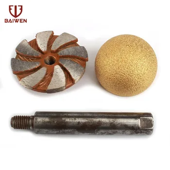 Diamond Sintering Grinding Wheel Vacuum Brazed Diamond Mushroom Polishing Grinding Head With Angle Grinder Connecting Rod Kit
Diamond Sintering Grinding Wheel Vacuum Brazed Diamond Mushroom Polishing Grinding Head With Angle Grinder Connecting Rod Kit